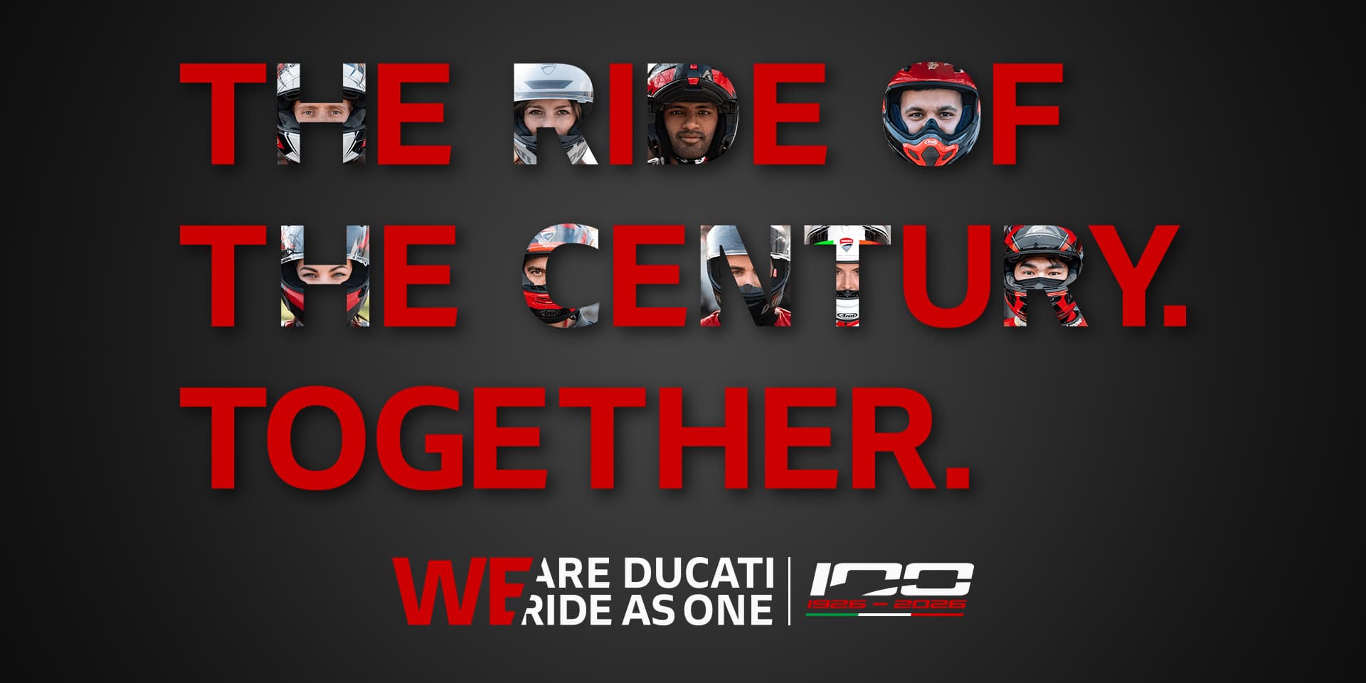 #WeRideAsOne 2026: Ducati prepara una parata globale per il centenario